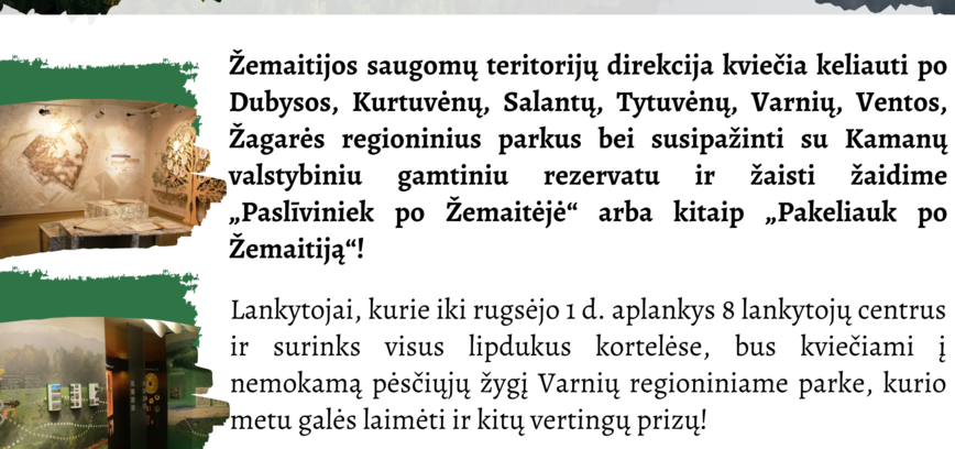 Pakeliauk po Žemaitijos regioninius parkus