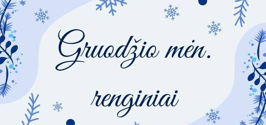 Gruodžio mėn. renginiai Kelmės rajono sav.