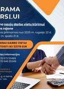 Kvietimas teikti paraiškas Užimtumo tarnybos vietinių užimtumo iniciatyvų programai