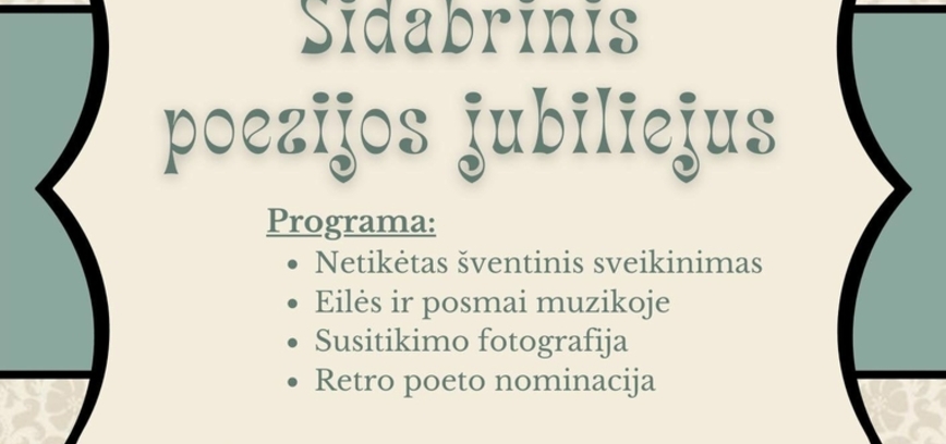 Sidabrinis poezijos jubiliejus