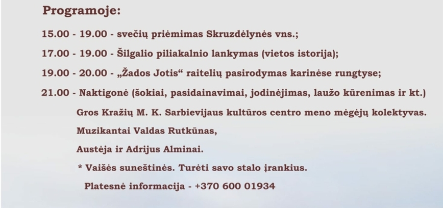 Naktigonė su „Žados jotimi