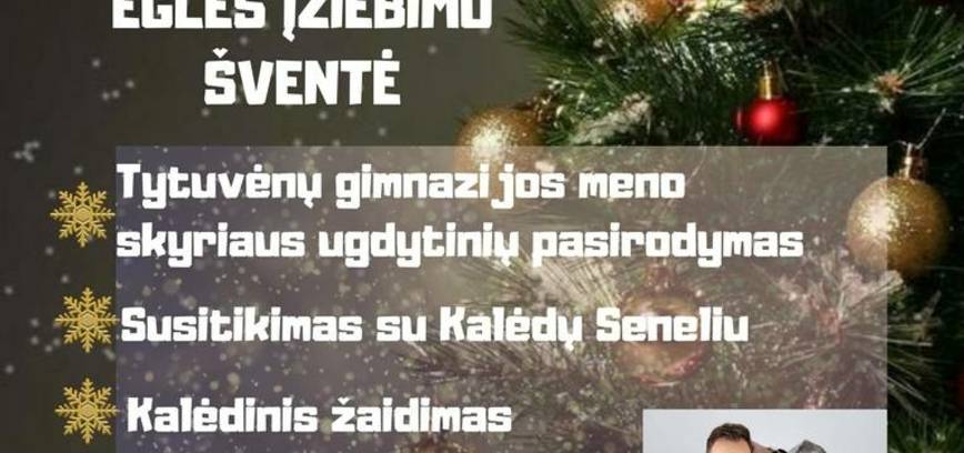 Tytuvėnų Kalėdų eglės įžiebimo šventė