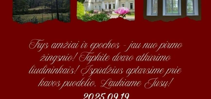 Ekskursija Pagryžuvio dvare