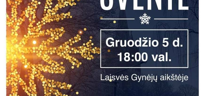 Kelmės Kalėdų eglės įžiebimas