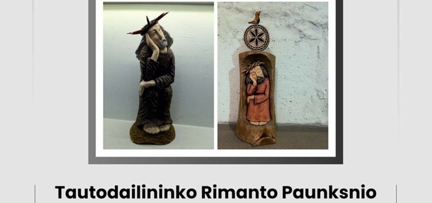 Tautodailininko Rimanto Paunksnio medžio skulptūrų paroda