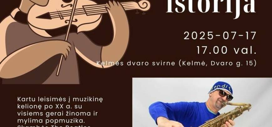 Koncertas-edukacija „Nuotaikinga pop muzikos istorija“