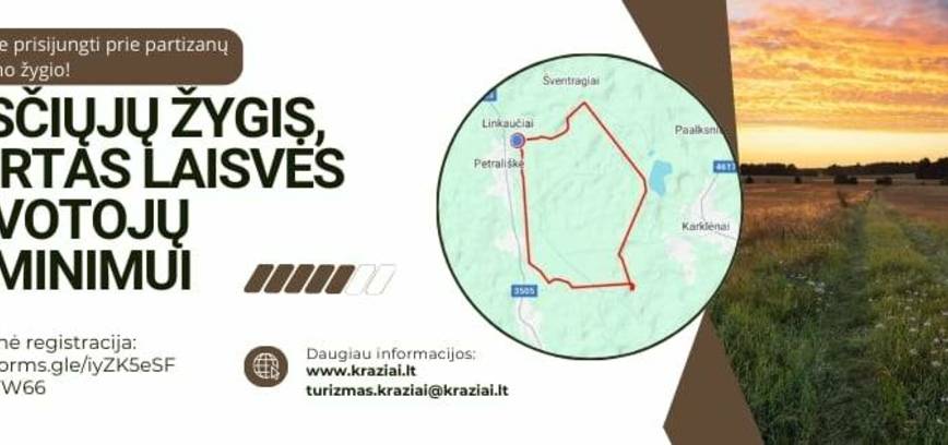 Pėsčiųjų žygis, skirtas laisvės kovotojų atminimui