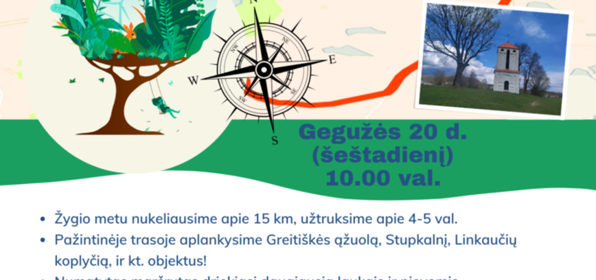 Pėsčiųjų žygis, skirtas tarptautinei muziejų dienai