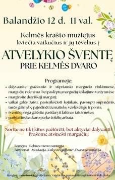 Atvelykio šventė prie Kelmės dvaro