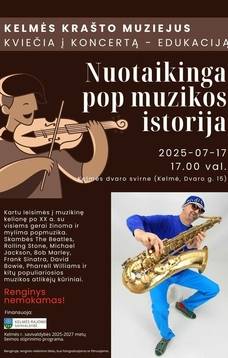 Koncertas-edukacija „Nuotaikinga pop muzikos istorija“