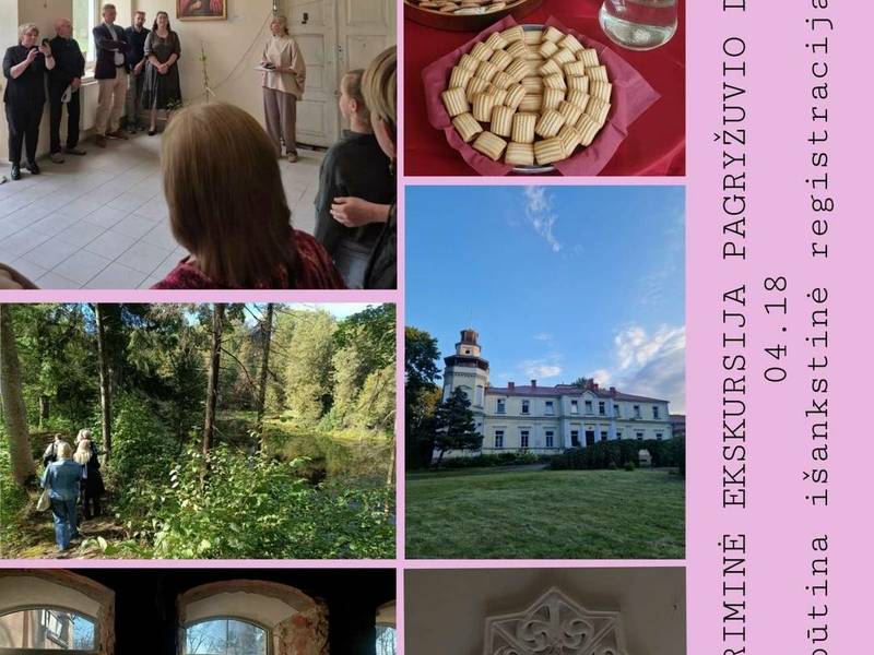 Ekskursija Pagryžuvio dvare