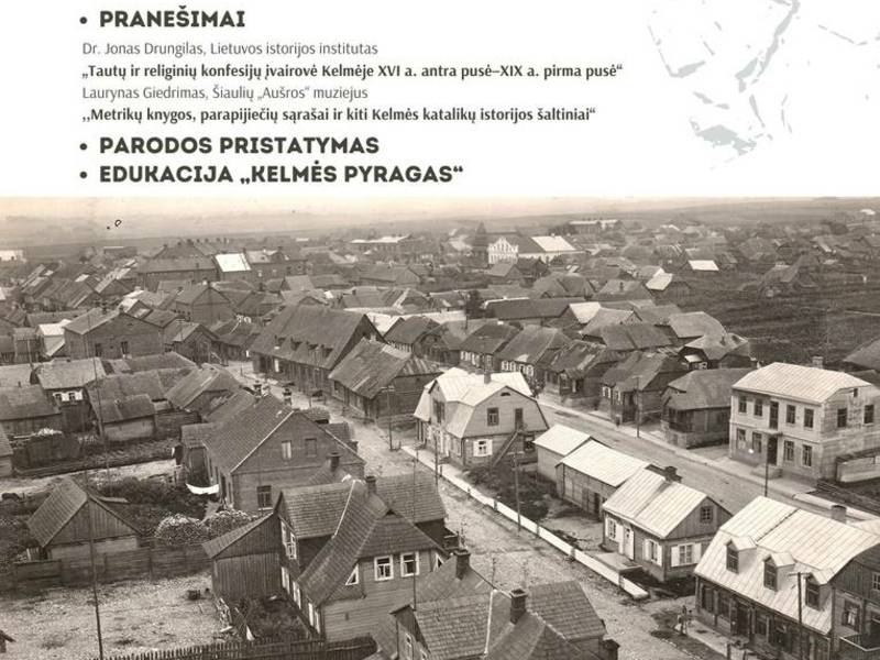 Parodos „Tautų ir religinių konfesijų įvairovė ir palikimas Kelmės istorijoje" pristatymas