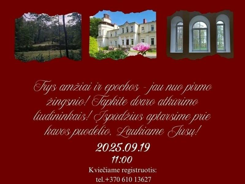 Ekskursija Pagryžuvio dvare