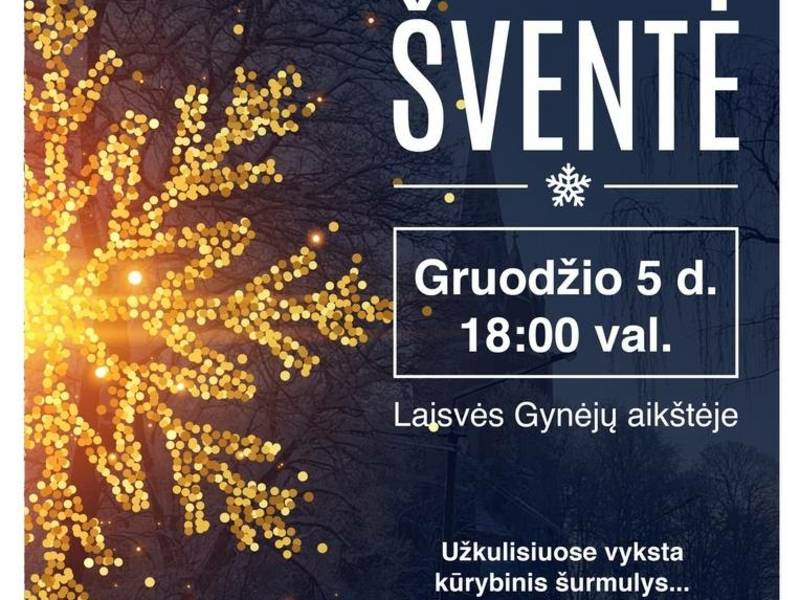 Kelmės Kalėdų eglės įžiebimas