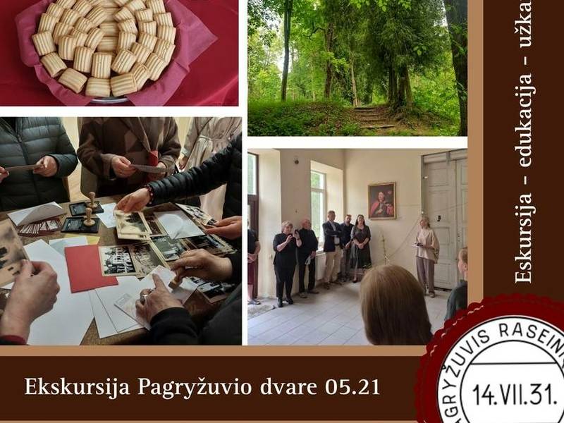 Patyriminė ekskursija ir edukacija Pagryžuvio dvare