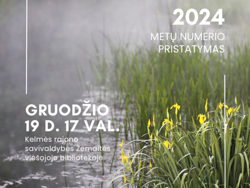 Kelmės krašto kultūos ir istorijos žurnalo „Sietuvos" pristatymas